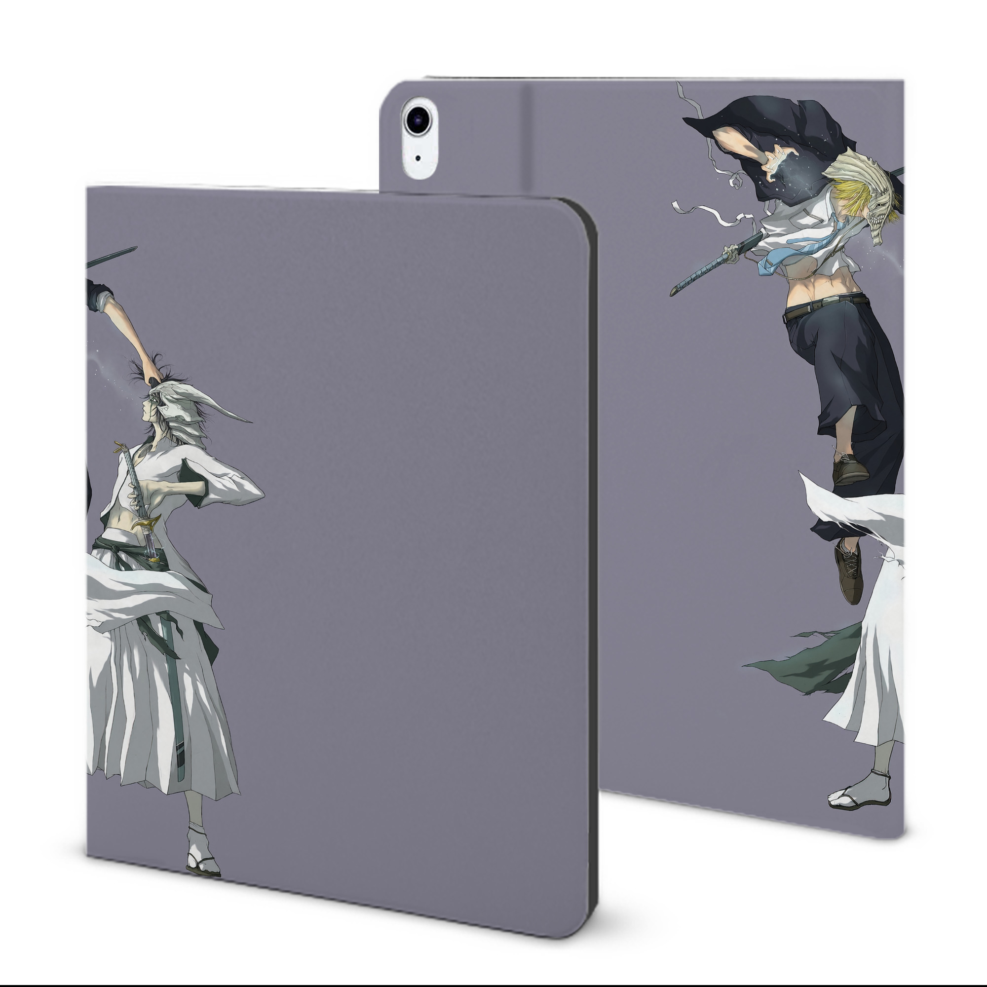 （画像用） ブリーチ BLEACH IPad ケース ブック型 PUレザー TPU 耐衝撃 軽量 薄型 ペン収納なし 全面保護 IPad 各モデル対応